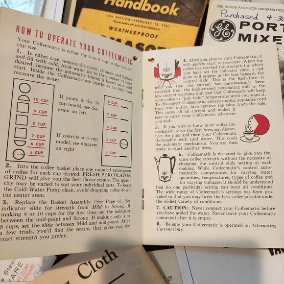 Vintage Ephemera Lot Product Manuels Advertising Instruction 50's 60's 70's 80's - Picture 6 of 16